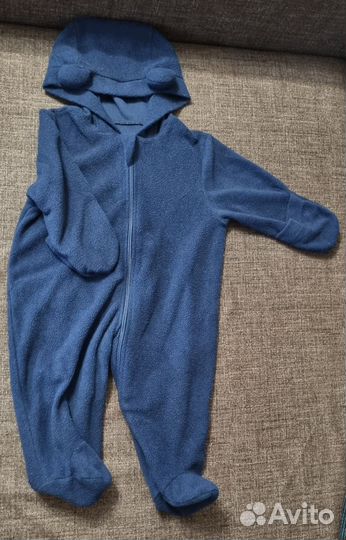 Комбенизон флисовый 62 68