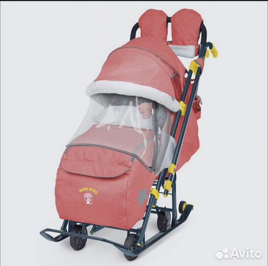 Санки коляска ника 7-3
