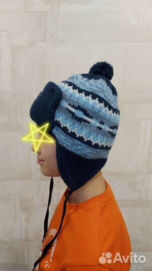 Шапка для мальчика р-р 46
