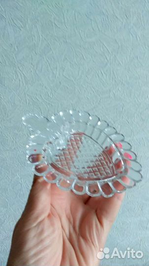 Вазы хрустальные, 4 шт