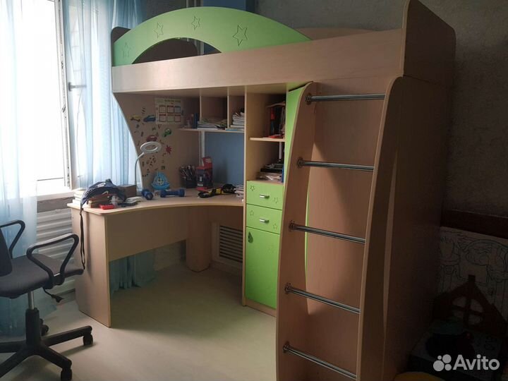 Кровать чердак