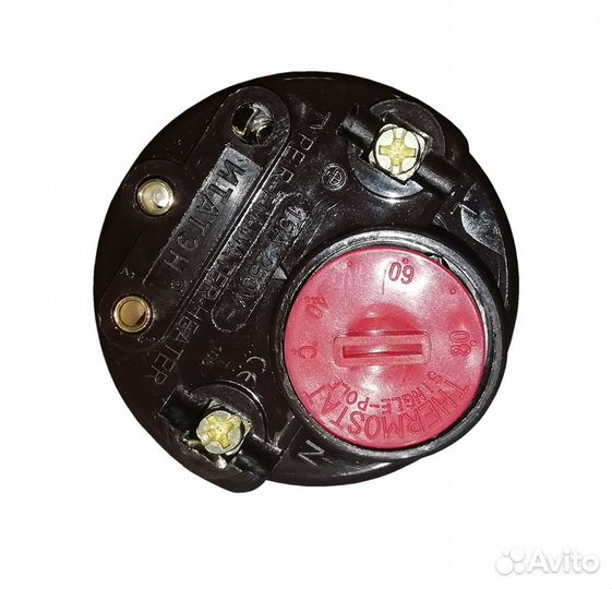 Тэн с термостатом для батарей 500W, левая резьба