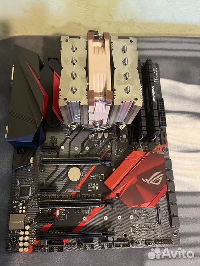 Комплект i7 8700k + z370-h + 32 Gb + noctua