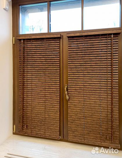 Деревянные жалюзи в размер за 2 дня с установкой