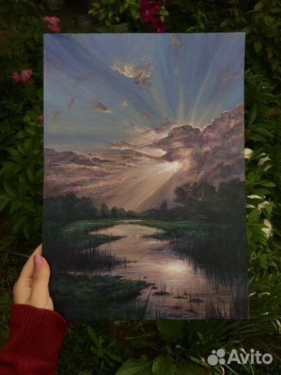 Картина «На закате»