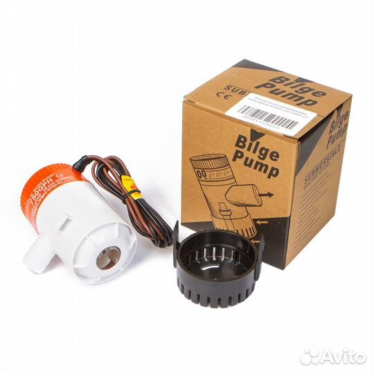 Помпа водооткачивающая SeaFlo 750 трюмная, 12V