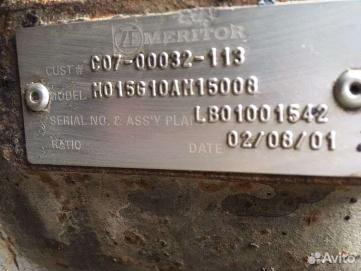 Коробка Меритор,Панель приборов