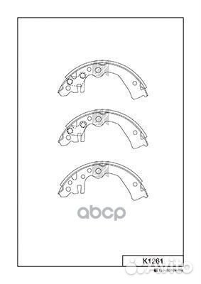 Колодки тормозные барабанные Nissan March,Note