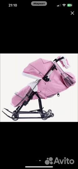 Детские санки коляска