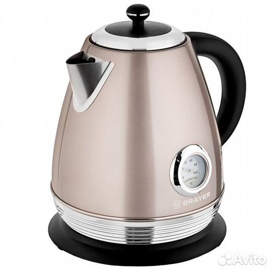 Чайник электрический brayer BR1007 2200Вт 1,7л мет