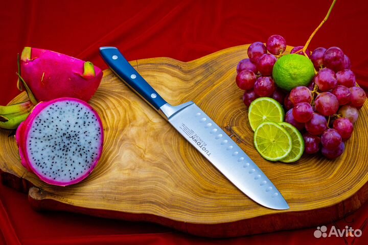 Кухонный нож Большой Сантоку Blanche