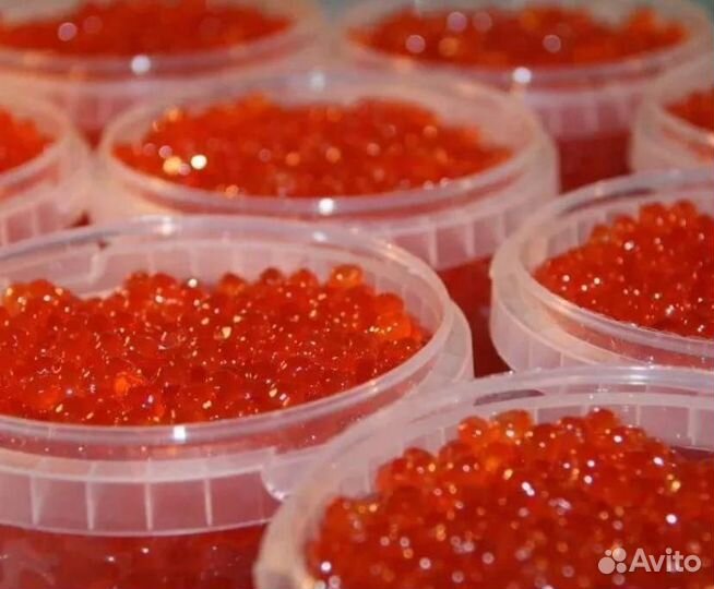 Икра красная зернистая Кеты