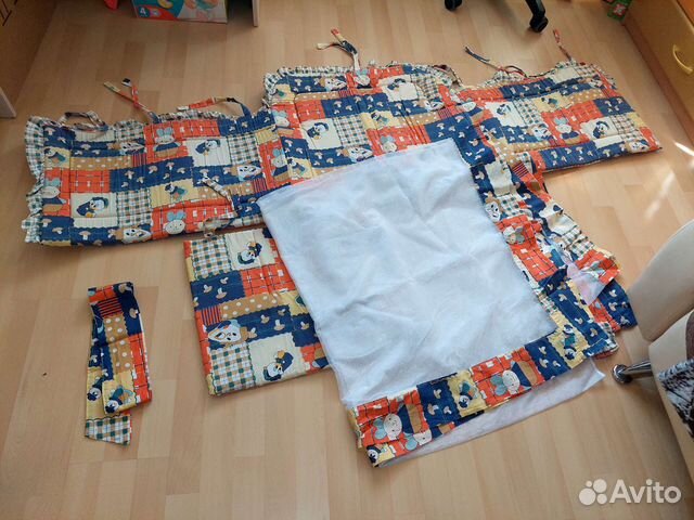 Бортики и балдахин в кроватку