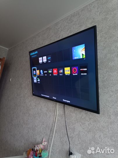 Телевизор SMART tv с wifi 43 дюйма