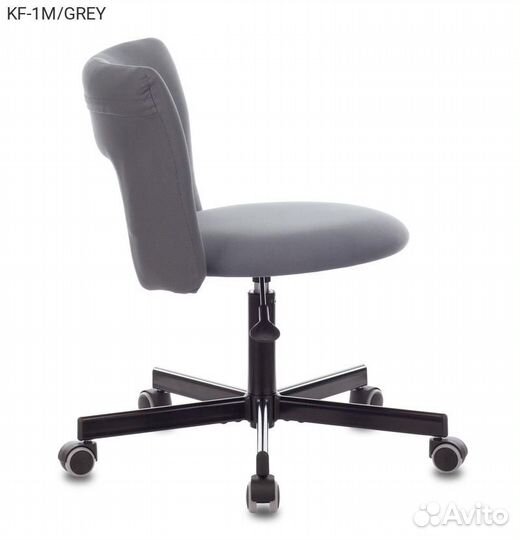 Кресло для операторов бюрократ KF-1M Серый, ткань
