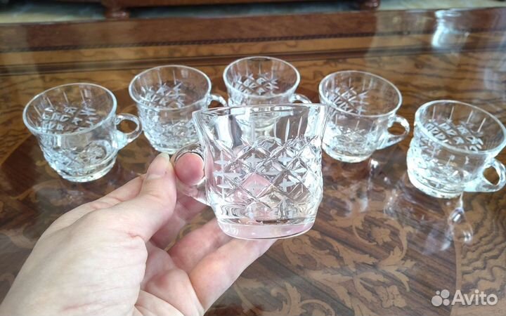 Чашечки хрусталь