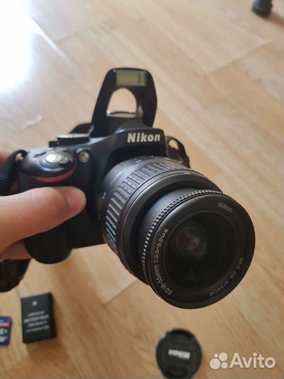 Зеркальный фотоаппарат Nikon d5100 объектив