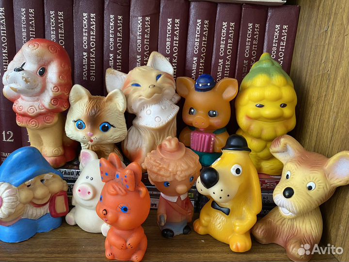 Резиновые игрушки СССР разные