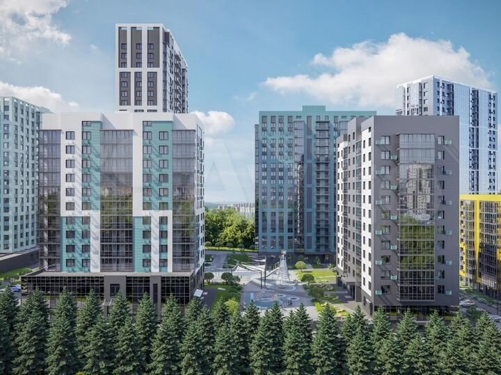 2-к. квартира, 58,5 м², 12/24 эт.