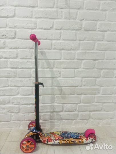 Самокат детский трехколесный бу