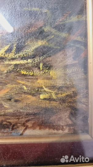 Картина. Холст. Масло. Рама. Винтаж из Европы