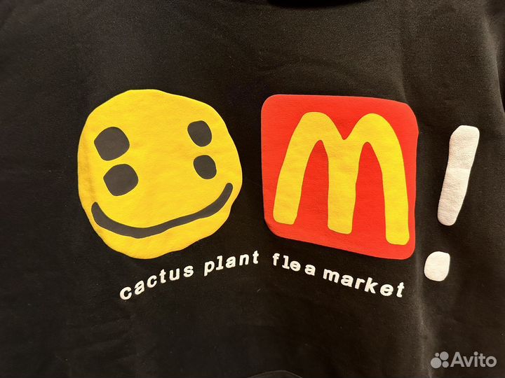 Худи Cactus Jack McDonalds Черное