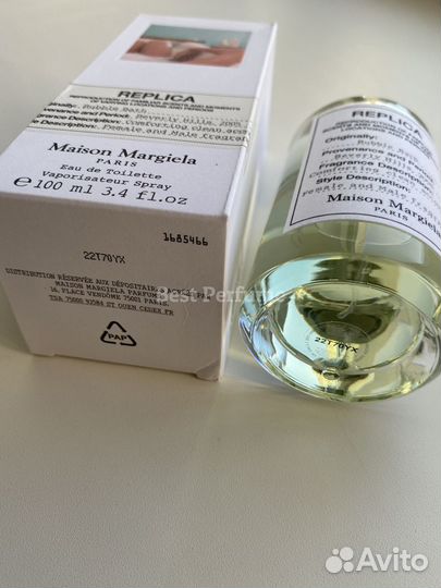 Bubble Bath Replica Maison Margiela туалетная вода