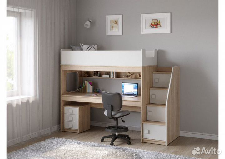 Кровать чердак