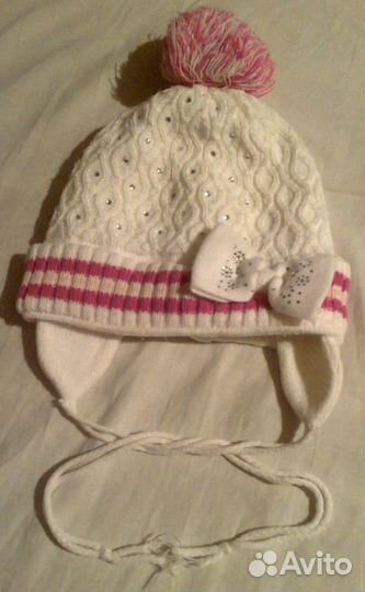 Шапки детские, варежки