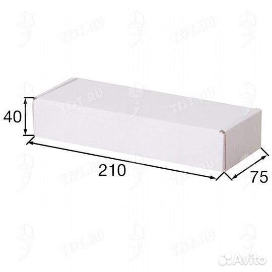 Короб кс-428 мгф, белый, 210*75*40 мм