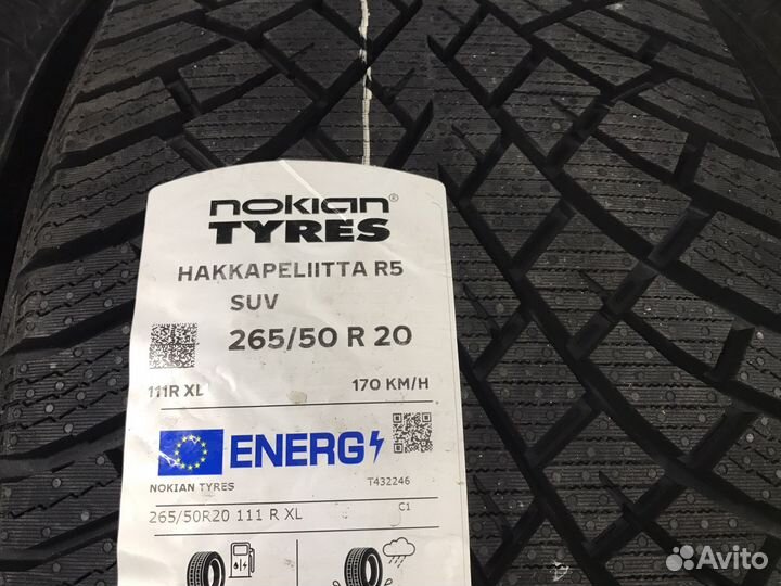 Nokian Tyres Hakkapeliitta R5 SUV 265/50 R20 111R