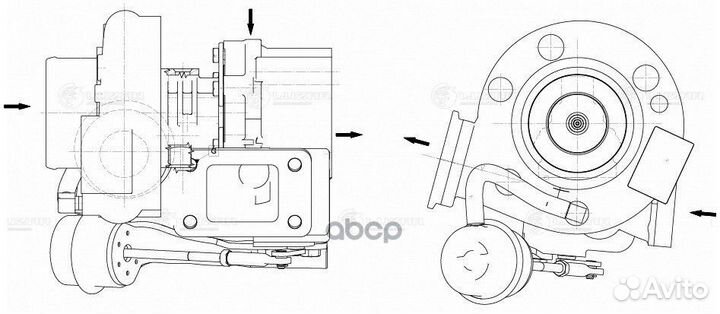 Турбокомпрессор LAT 0344 luzar