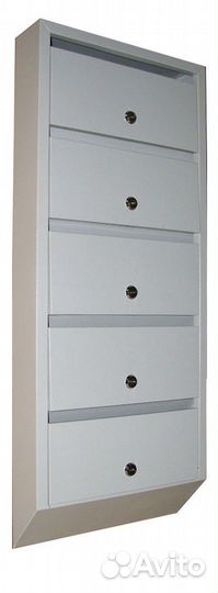 Почтовые ящики многоквартирные, узкие