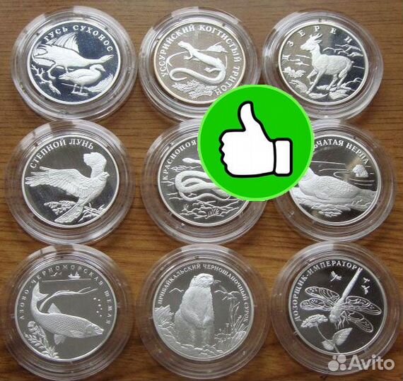 Оценка и выкуп юбилейных монет (серебро)