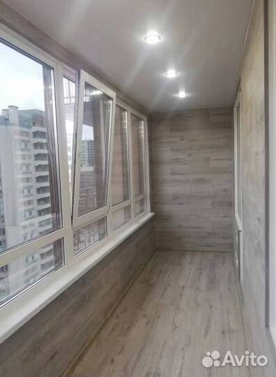 Пластиковый балкон с установкой