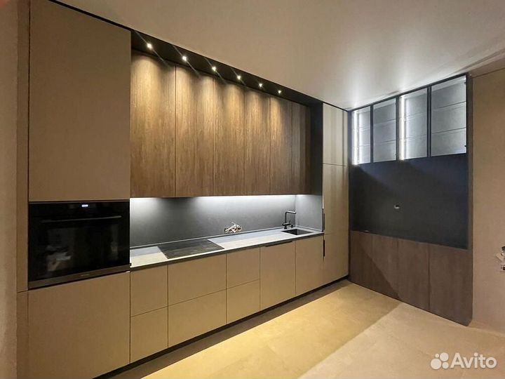 Кухни прямые современный дизайн на заказ