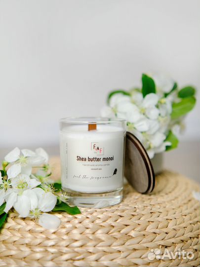 Ароматические свечи в стакане