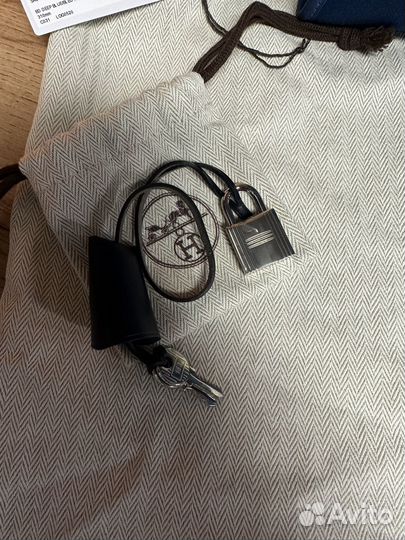 Сумка Hermes Herbag Zip 31 Deep Blue Y 2020