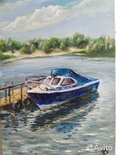 Картина маслом на холсте пейзаж