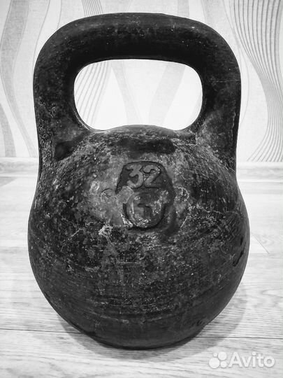 Гиря 32 кг СССР