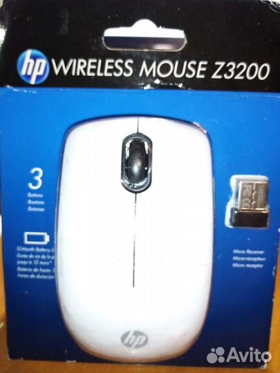 Мышь беспроводная HP Z3200 и HP X3500