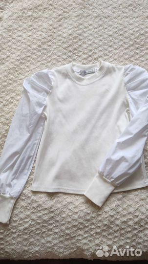 Блузка белая школьная