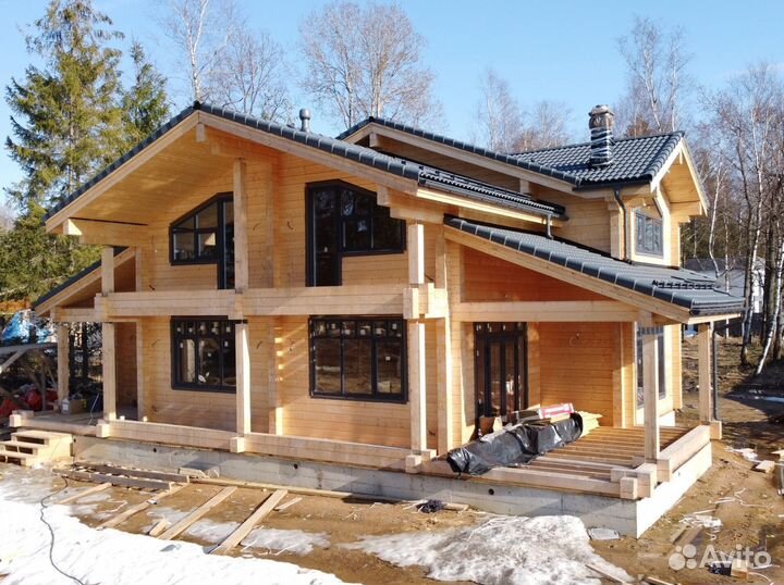 Домокомплект из клееного бруса, ель, 140 на 230