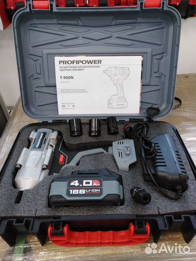 Аккумуляторный гайковерт ударный ProfiPower T-900N
