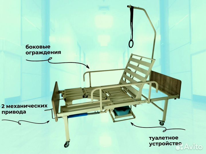 Медицинская кровать функциональная