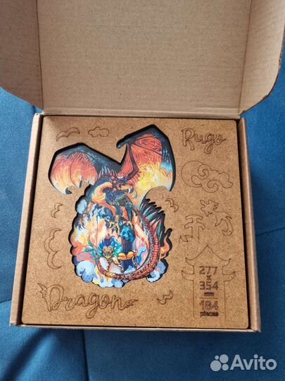 Деревянные пазлы Дракон. Rugo Dragon