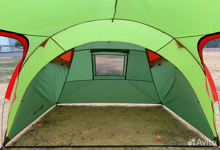 Палатка походная 6 местная 2 комнатная