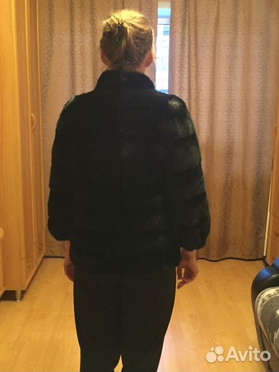 Шуба норковая автоледи 44