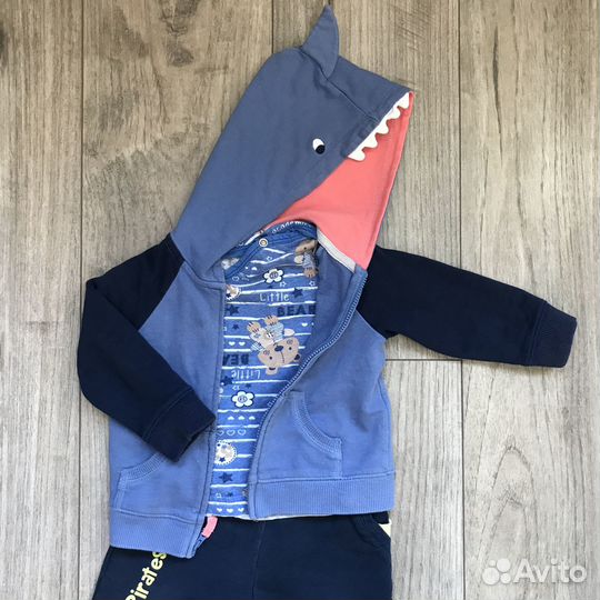 Комплект вещей на мальчика 74 штаны кофта