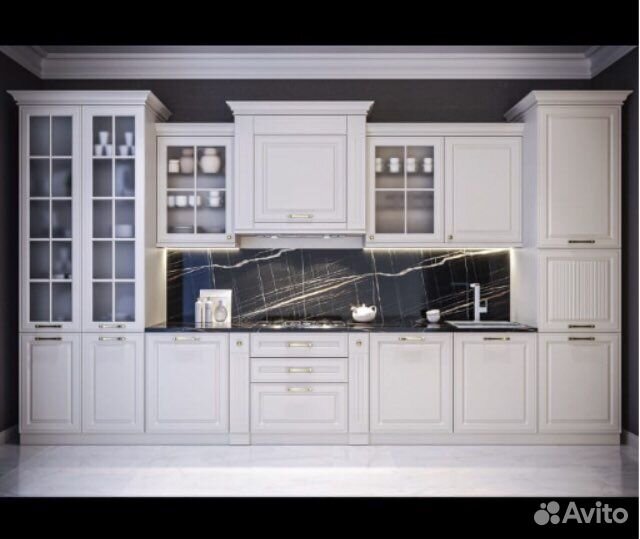 Кухонный гарнитур гарвард белый